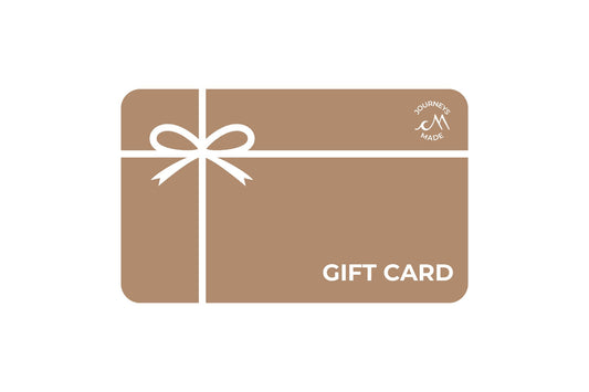Gift card with a bow, perfect for travel gifts or special occasions.