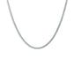 empty stainless steel silver coloured travel necklace for holding travel tokens